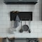Flash Furniture 24" Black Wall Mount Shelf with Hanging Hooks HFKHD-GDIS-CRE8-932315-GG - alternate 7